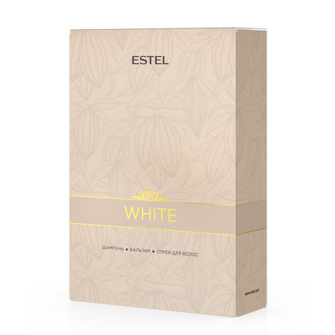 Набір Плитки білого шоколаду Естель Шоколатьє 250 мл + 200 мл + 200 мл