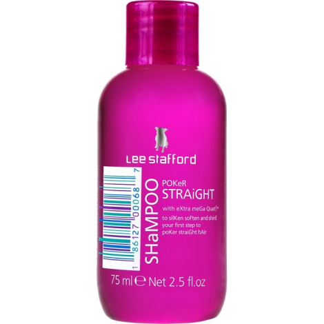 Шампунь для випрямлення волосся Lee Stafford Poker Straight Shampoo 75 мл