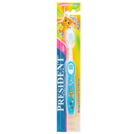 Дитяча зубна щітка PresiDENT 0-4 Зубна щітка Soft