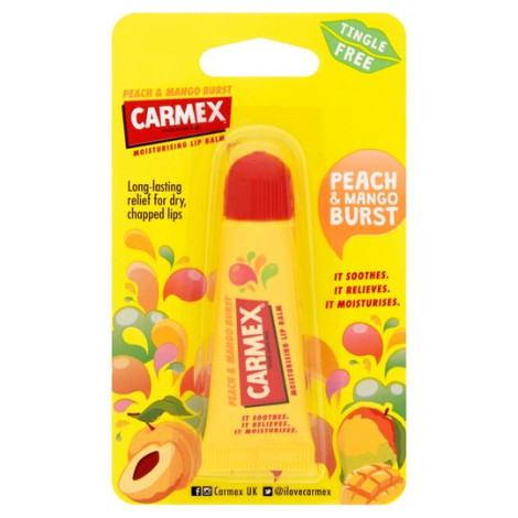 Бальзам для губ Carmex Lip Balm Peach & Mango Burst Персик і Манго 10 г