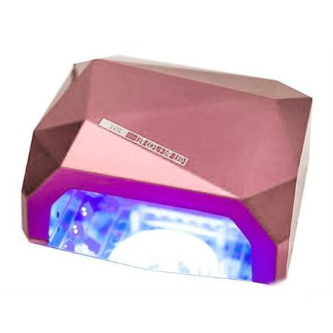 Led + УФ-лампа для нігтів Simei Diamond Квітучий персик 36W