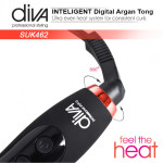Затискача для волосся Diva D462 Argan Digital Tong 16 мм (Фото #2)