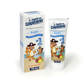 Дитяча зубна паста Pasta Del Capitano Baby Tutti-Frutti зі смаком фруктів 3+ 75 мл