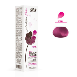 Знебарвлення крему з пігментом Shot Bleach &color Pink-Ambition Color 80 мл