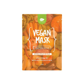 Веганське зволоження та сяюча маска для обличчя Happy Vegan Brightening Moisture Vegan Mask 27 мл