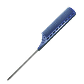 Гребінець з металевим хвостиком Y.S.Park YS-116 Tail Combs Blue 225 мм