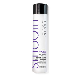 Фіолетовий безсульфатний шампунь Keragen Color Enhance Purple Shampoo для світлого і фарбованого волосся 298 мл