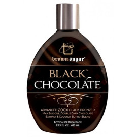Крем для засмаги в солярії Brown Sugar Black Chocolate 200X з супер бронзовками і екстрактом темного шоколаду 400 мл