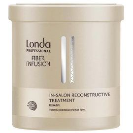 Маска з кератином для реконструкції волосся Londa Fiber Infusion In Salon Reconstructive Treatment 750 мл