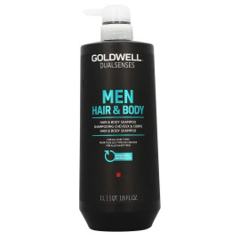 Goldwell DualSenses For Men Волосся і тіло Шампунь освіжаючий для волосся і тіла 1000 мл