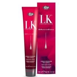 Фарба для волосся Lisap Oil Protection Complex 4/58 каштановий червоно-фіолетовий 100 мл