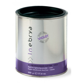 Запаска фіолетової знебарвлюючої пудри Inebrya Dust Free Lightening Powder Violet 500 г