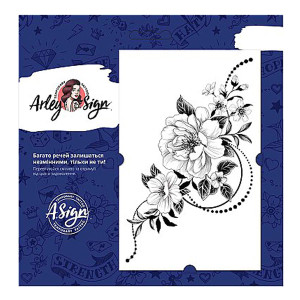 Тимчасове татуювання Arley Sign 5005 Графічні квіти
