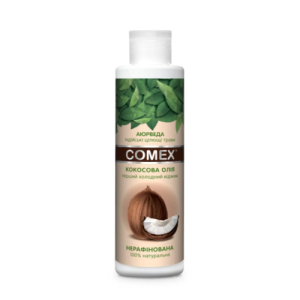 Натуральна кокосова олія холодного віджиму Extra Virgin Comex 250 мл 