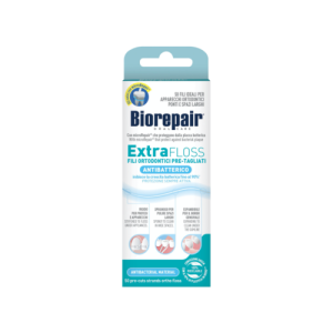 Розширювальна зубна стрічка-флос Biorepair "Екстра-суперфлос" з гідроксиапатитом та цинком РСА, 50шт